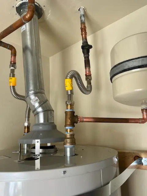 Water heater installation and plumbing repair in North Pepperell